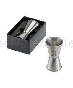 Medidor de Licor Doble con Caja