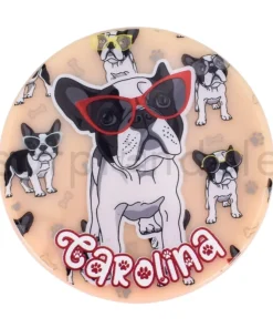 Espejo Doble Perros Personalizado