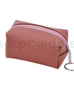 Monedero Llavero Rosa