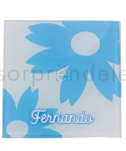 Posavasos Cristal Azul