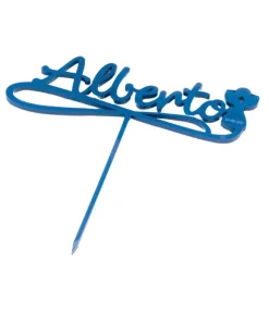 Cake Topper Cáliz Azul Personalizado