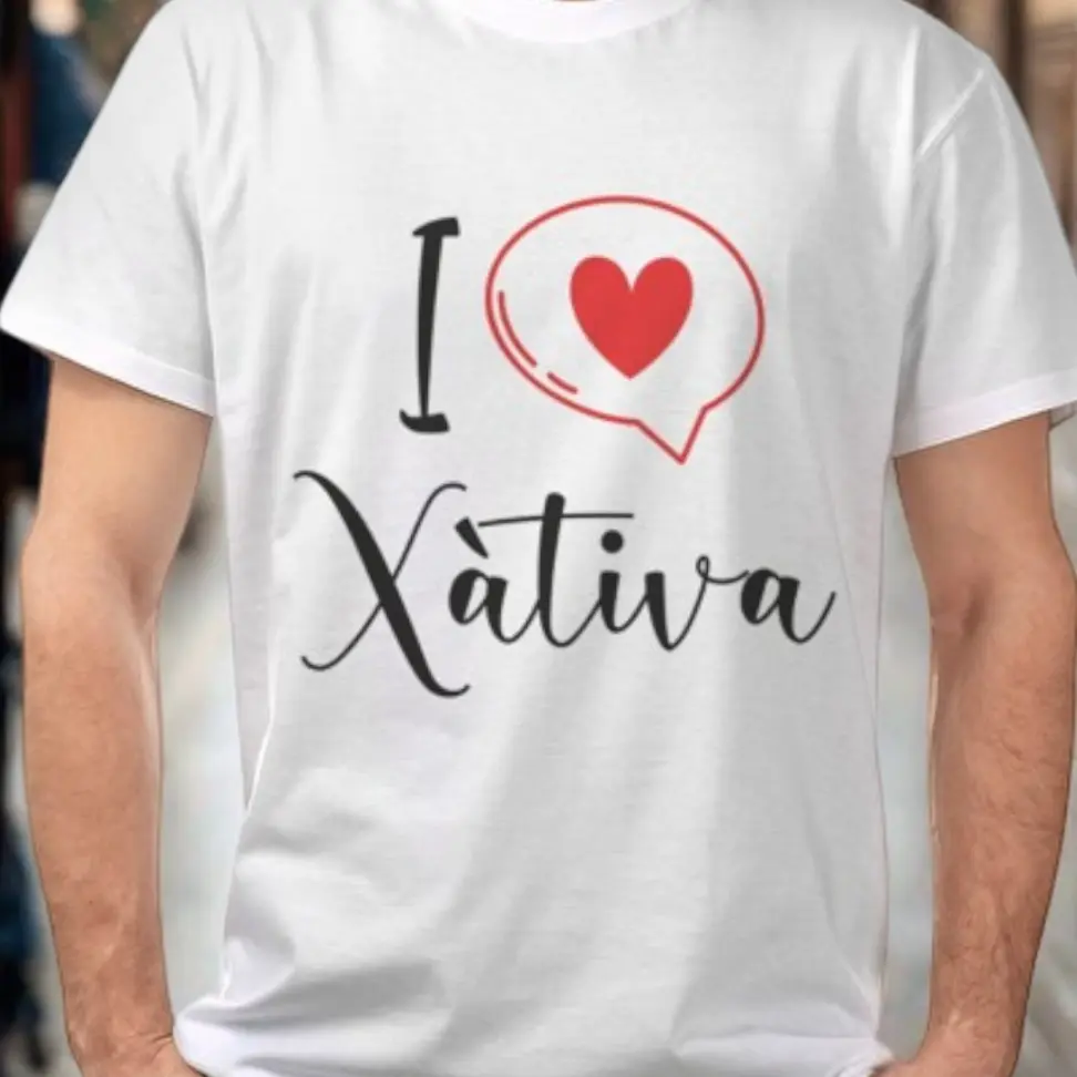 Camiseta “I Love Xàtiva” – Souvenir imprescindible