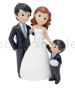Figura de Novios con Niño