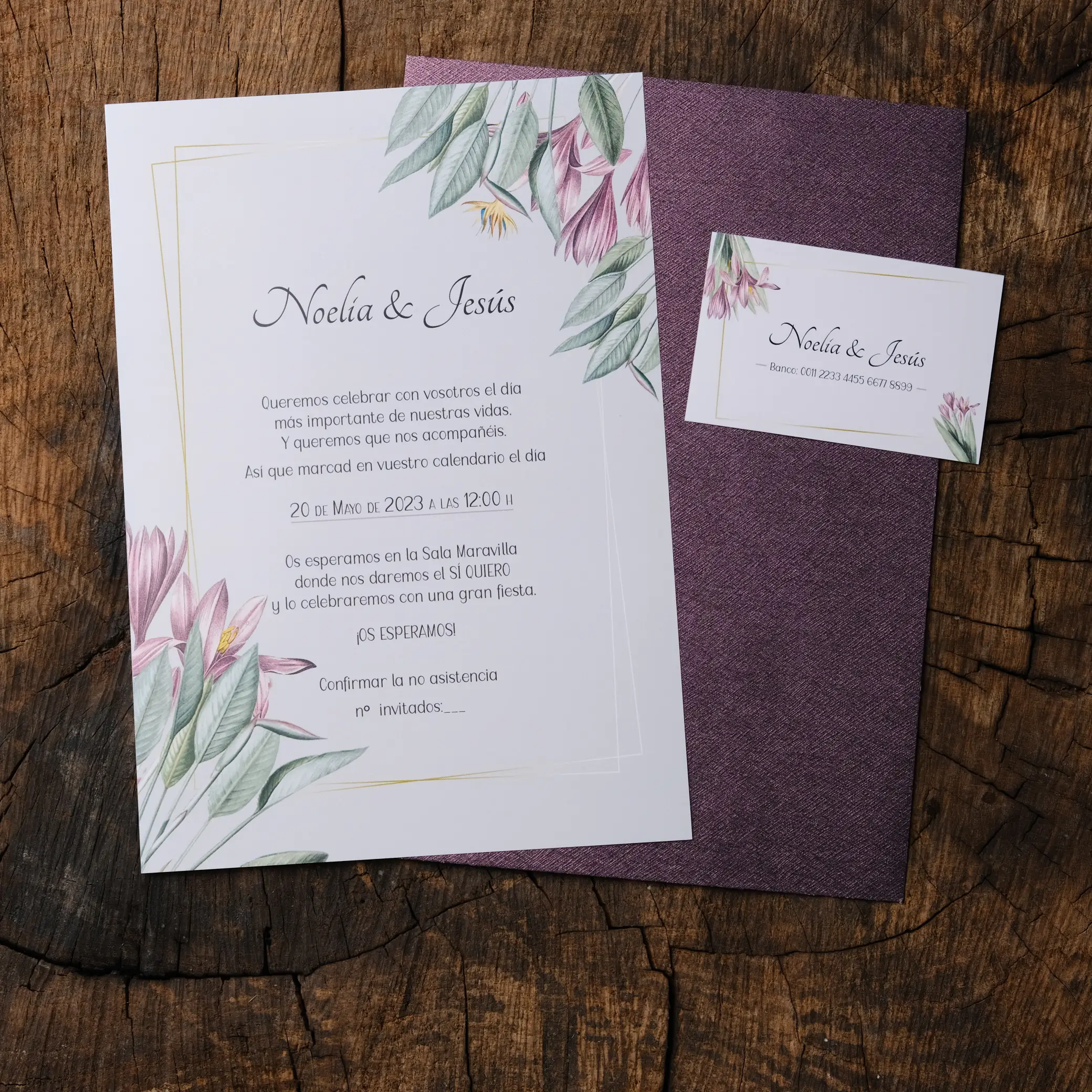 Invitación de Boda 025