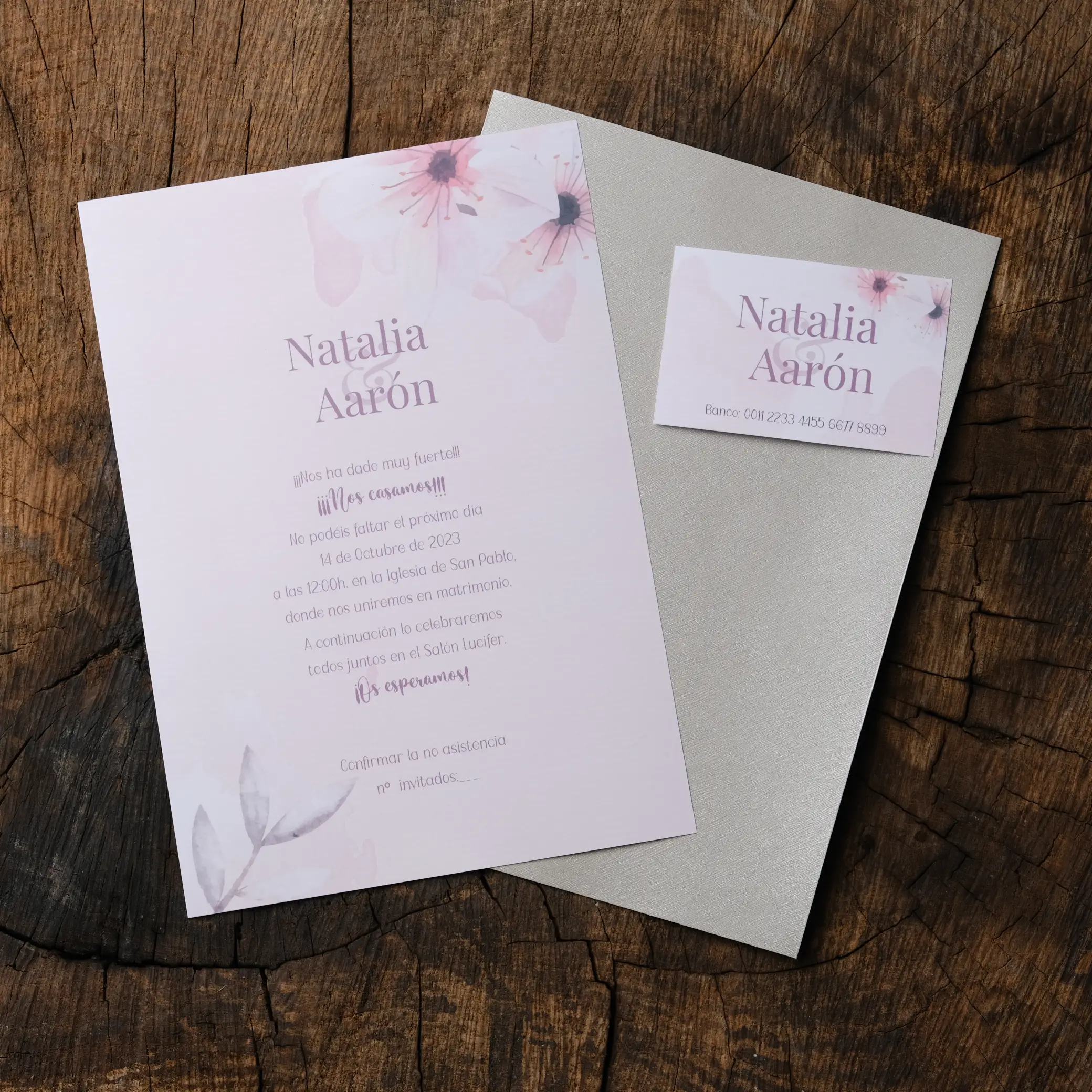 Invitación de Boda 026