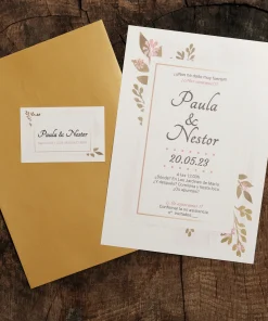 Invitación de Boda 085