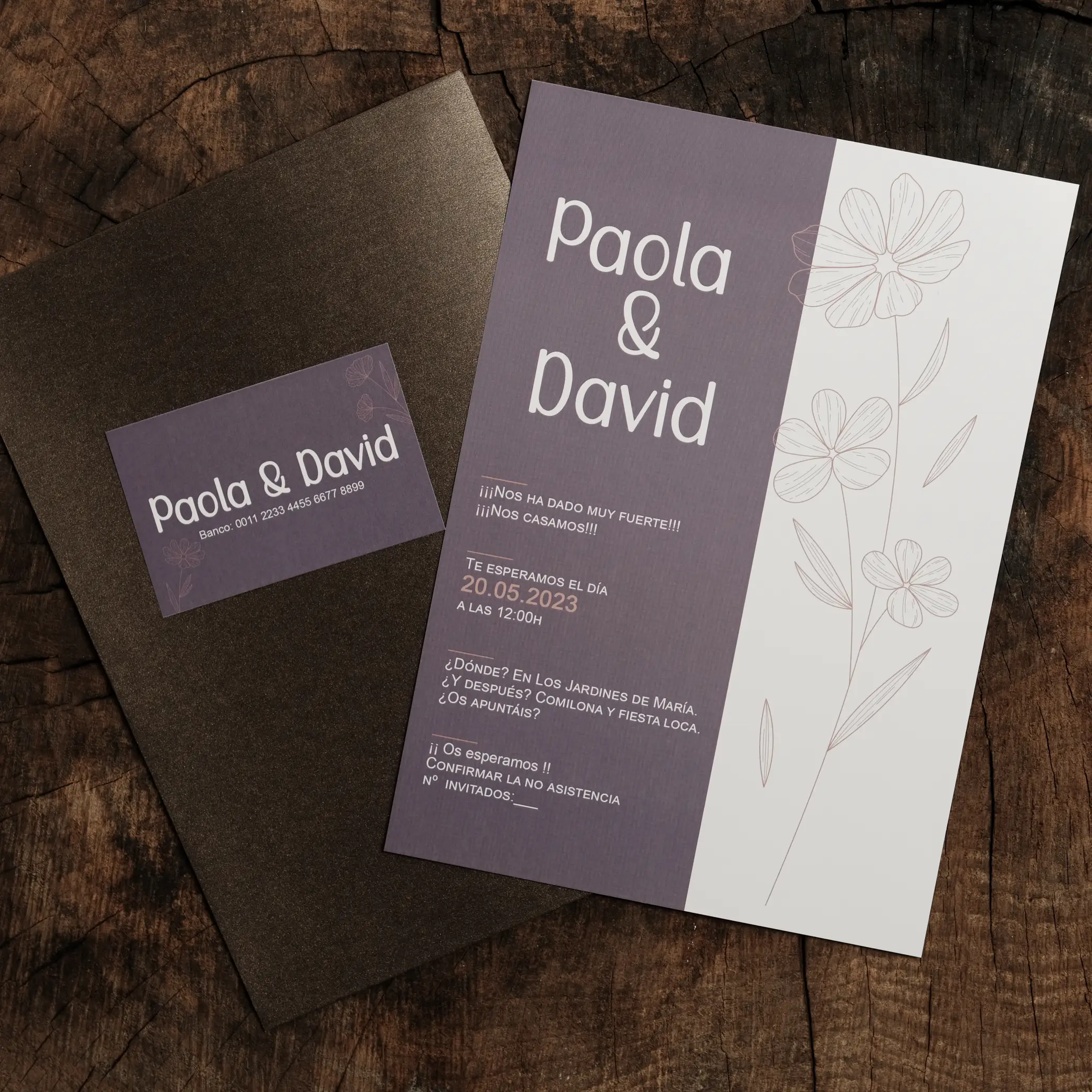 Invitación de Boda 091