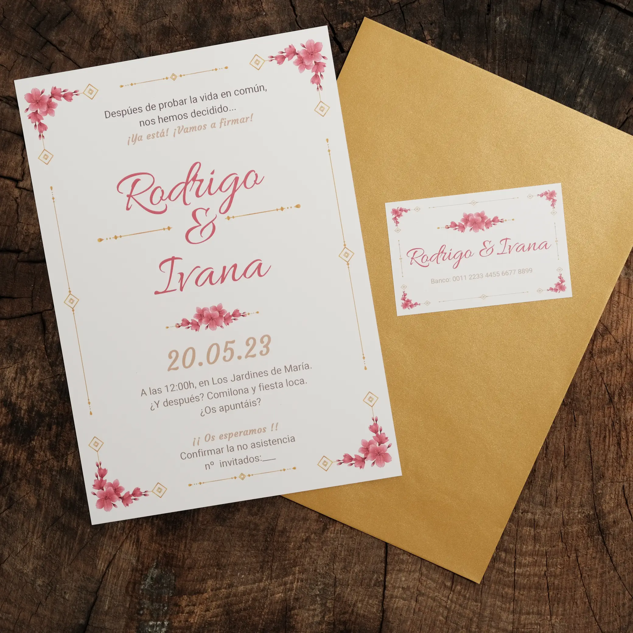 Invitación de Boda 095