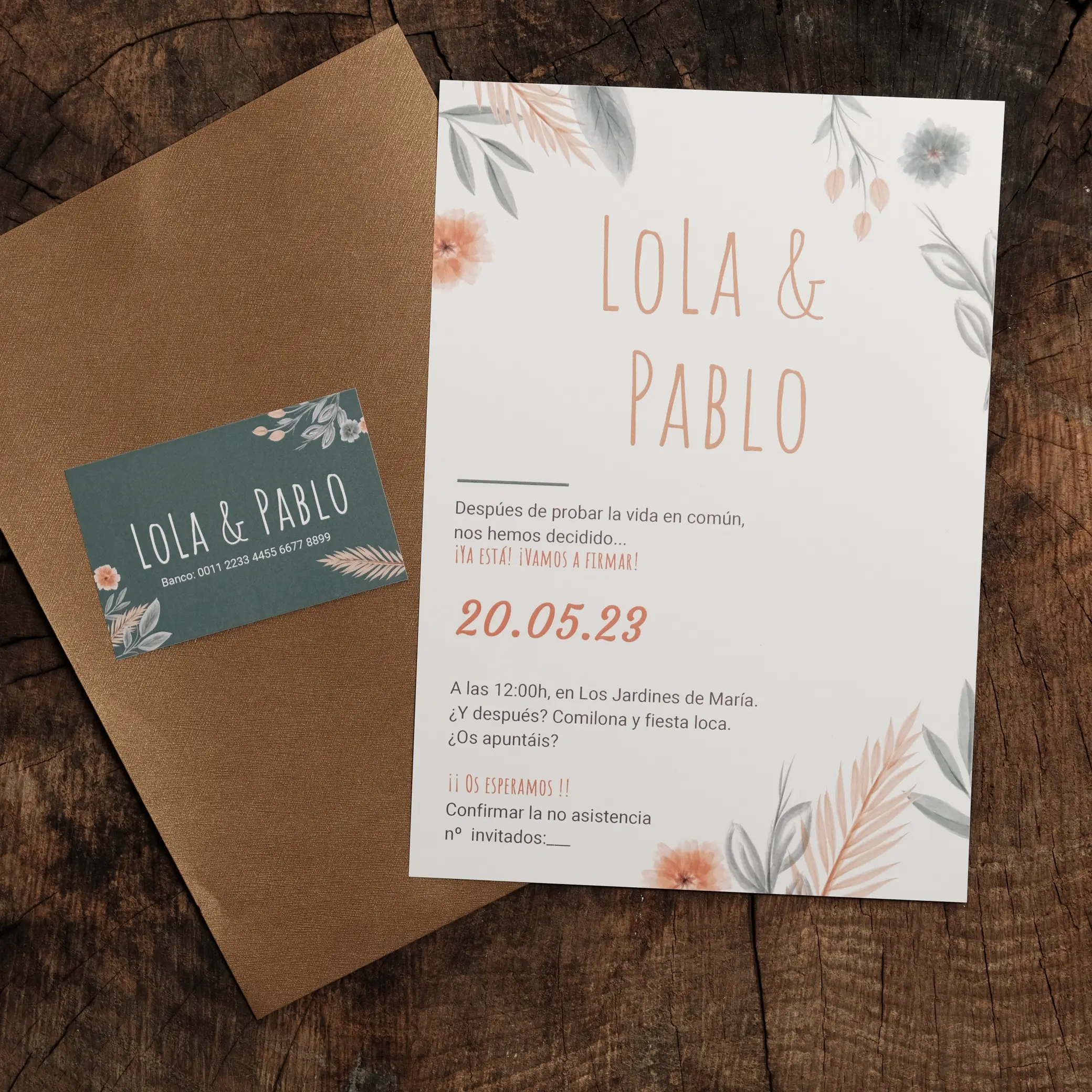 Invitación de Boda 097
