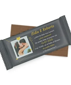 Invitación Boda Tableta de Chocolate