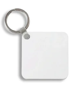 Alternative view of Llavero Metal Cuadrado Personalizado