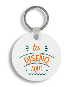 Llavero Metal Redondo Personalizado