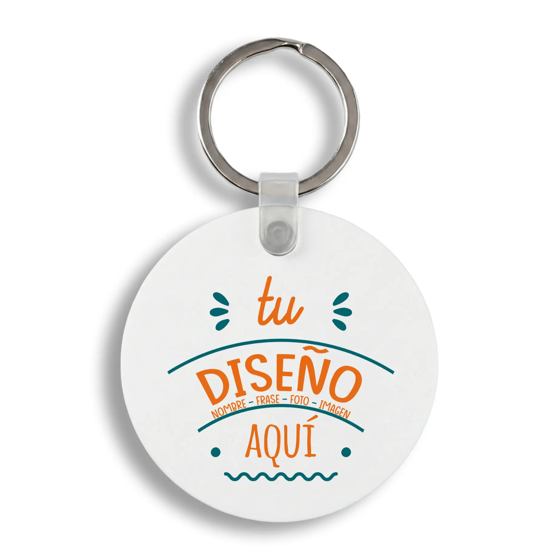 Llavero Metal Redondo Personalizado
