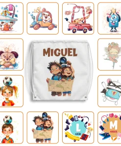 Mochila Poliéster personalizada con diseño elegido