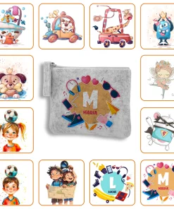 Monedero Fieltro personalizado con diseño elegido