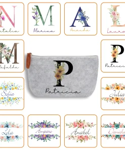Neceser de Fieltro Personalizado con diseño elegido