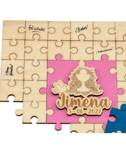Puzle de Deseos Madera Cáliz Rosa