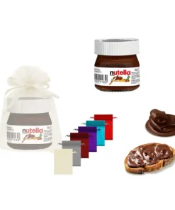 Bote mini Nutella con bolsa de tul