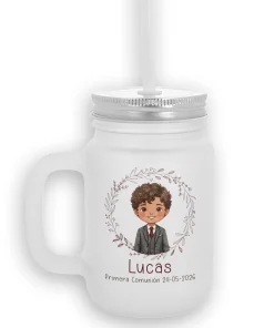 Alternative view of Jarra Pajita Personalizada Niño Comunión