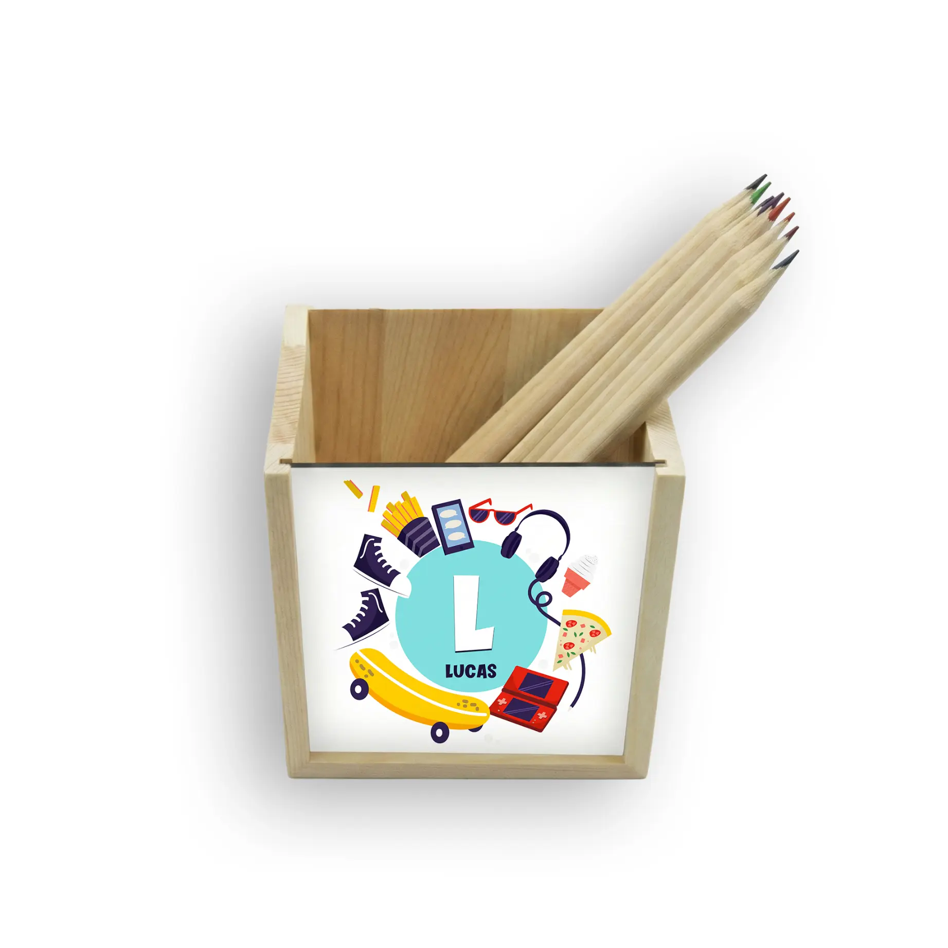 Lapicero de Madera personalizado con diseño elegido - Imagen 2