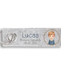 Alternative view of Llavero de Fieltro Personalizado Niño Comunión