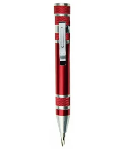 Multiherramientas metal con 6 accesorios rojo