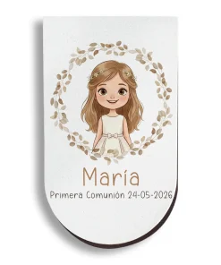 Alternative view of Marcapáginas Magnético Personalizado Niña Comunión