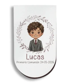 Alternative view of Marcapáginas Magnético Personalizado Niño Comunión