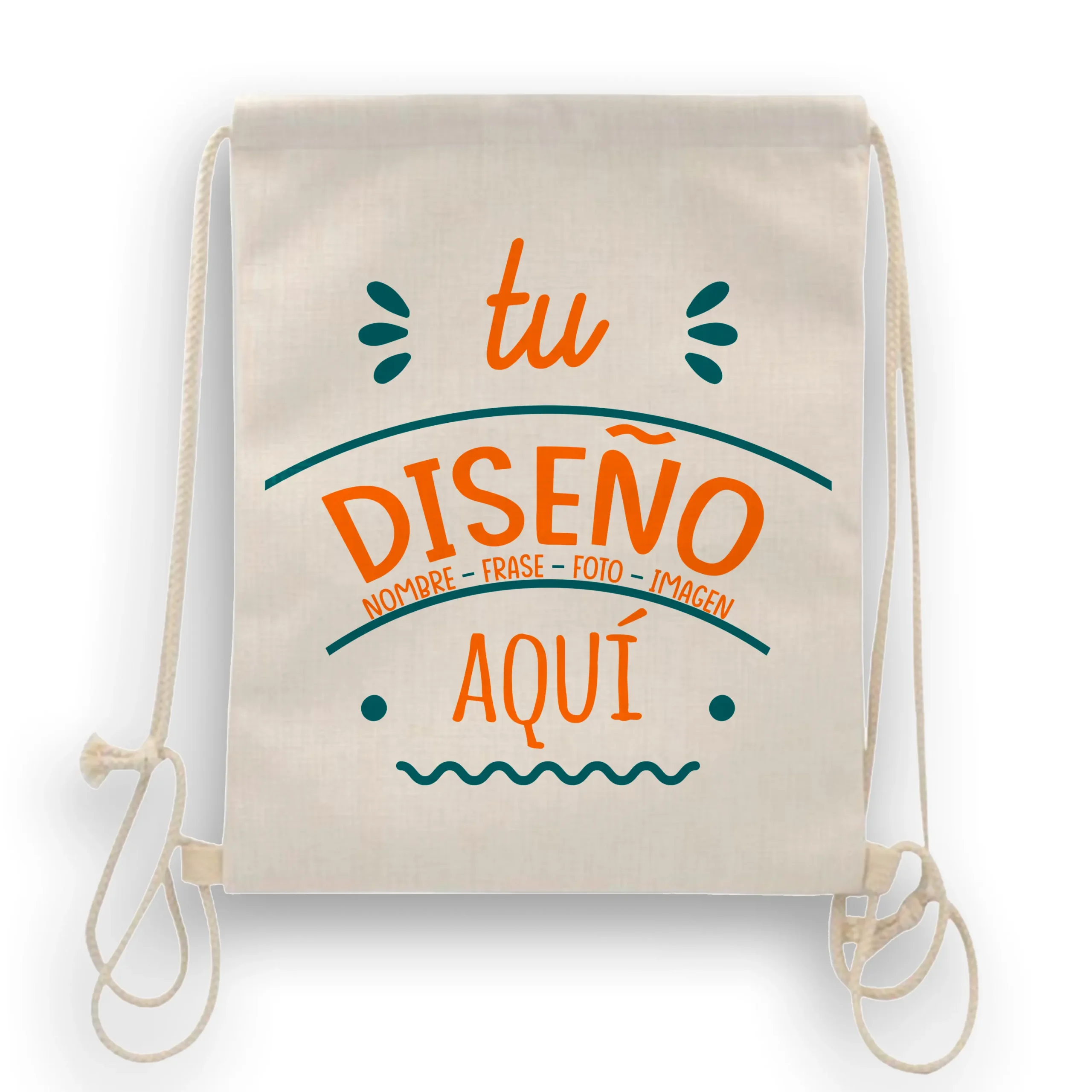 Mochila de Lino Personalizable