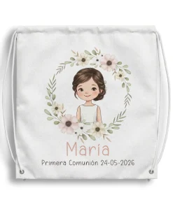 Alternative view of Mochila poliéster personalizada Niña Comunión