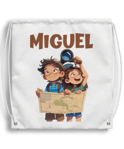 Alternative view of Mochila Poliéster personalizada con diseño elegido