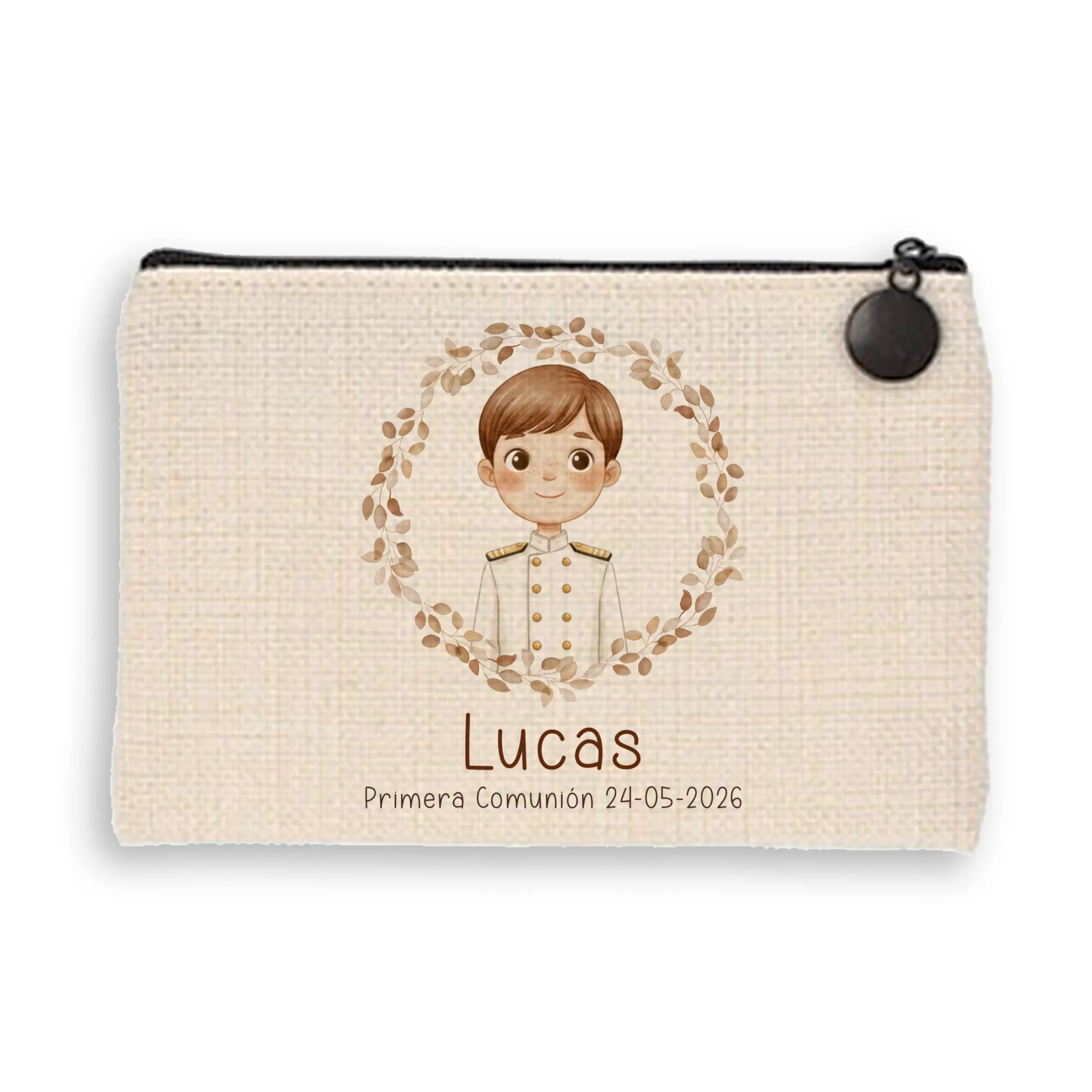 Monedero Lino Personalizado Niño Comunión - Imagen 2