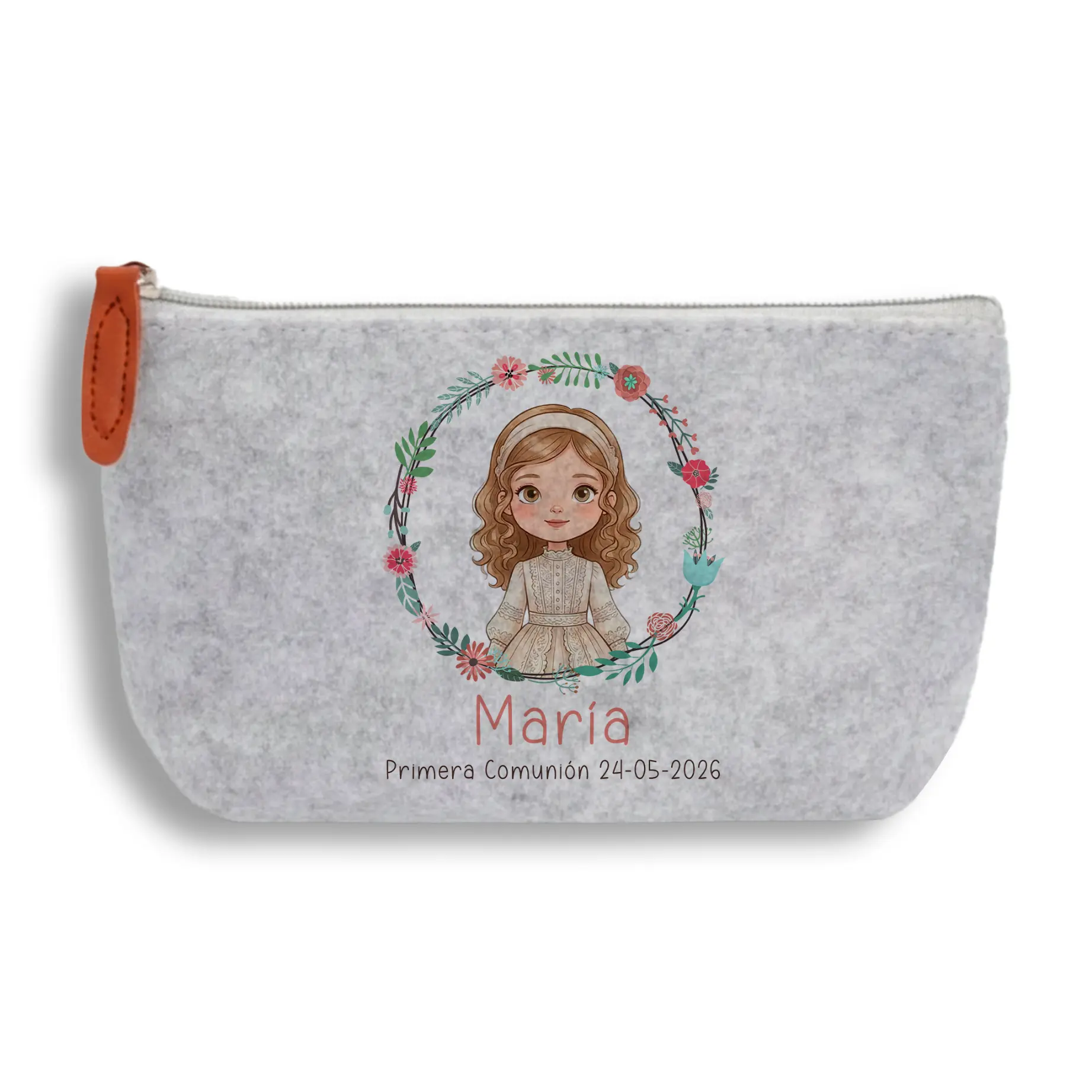 Neceser de Fieltro Personalizado Niña Comunión - Imagen 2