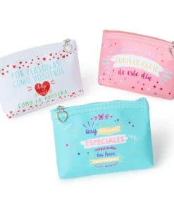 Monedero Pastel Frases