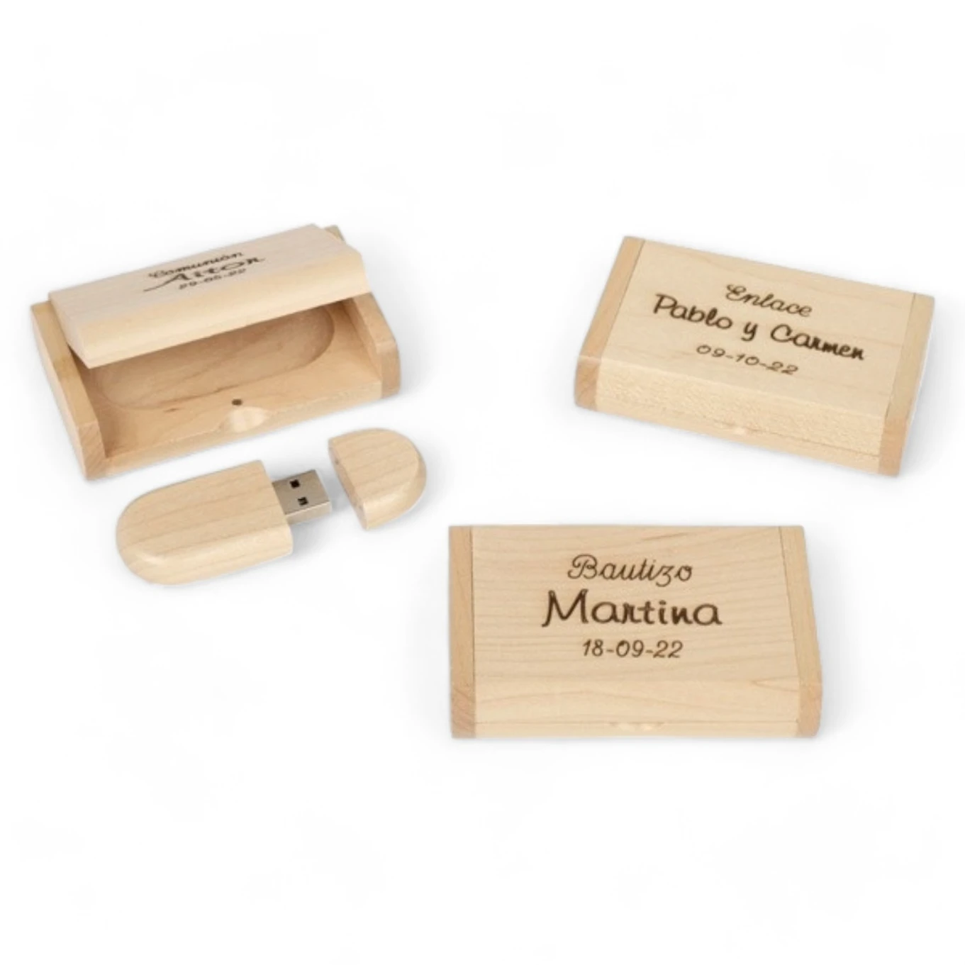 Memoria 16GB En Caja Madera - Imagen 2