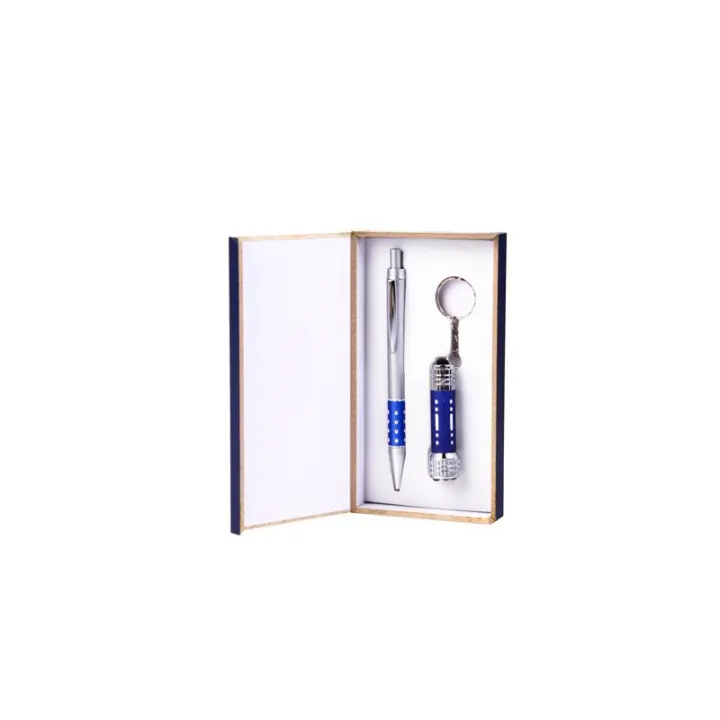 Set Bolígrafo y Llavero linterna