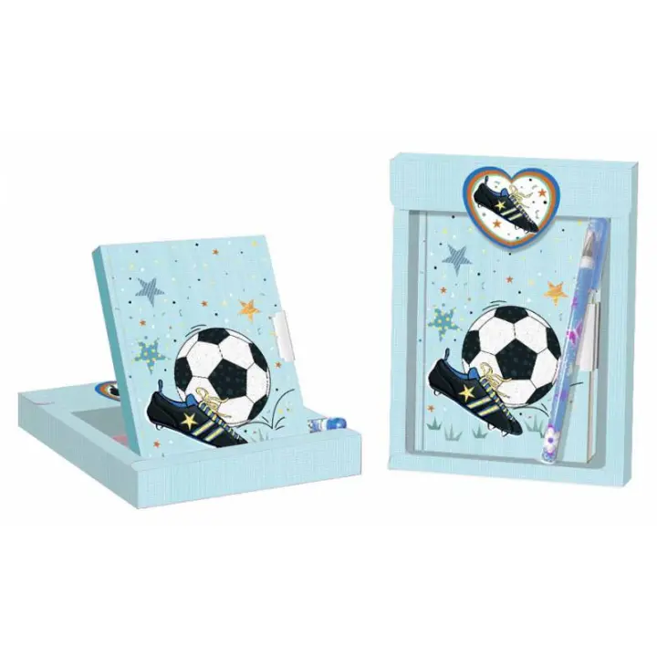 Set de Regalo Diario y Bolígrafo Fútbol