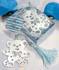 Osito de Libro Baby Azul