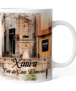 Taza Acuarela Font de Sant Francesc