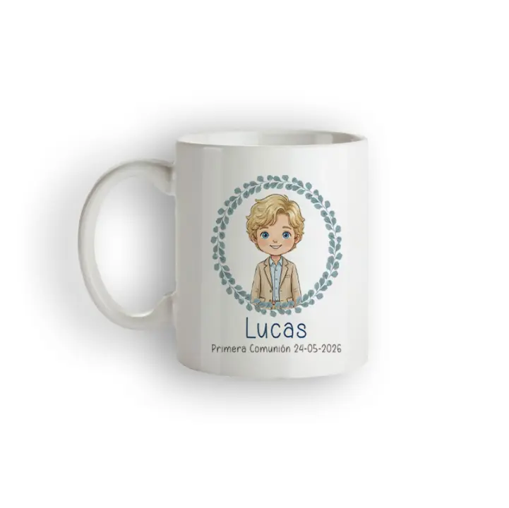 Taza Personalizada Niño Comunión - Imagen 2