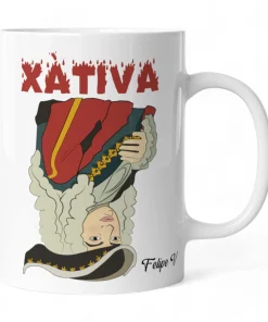 Taza Dibujo Xàtiva Felipe V
