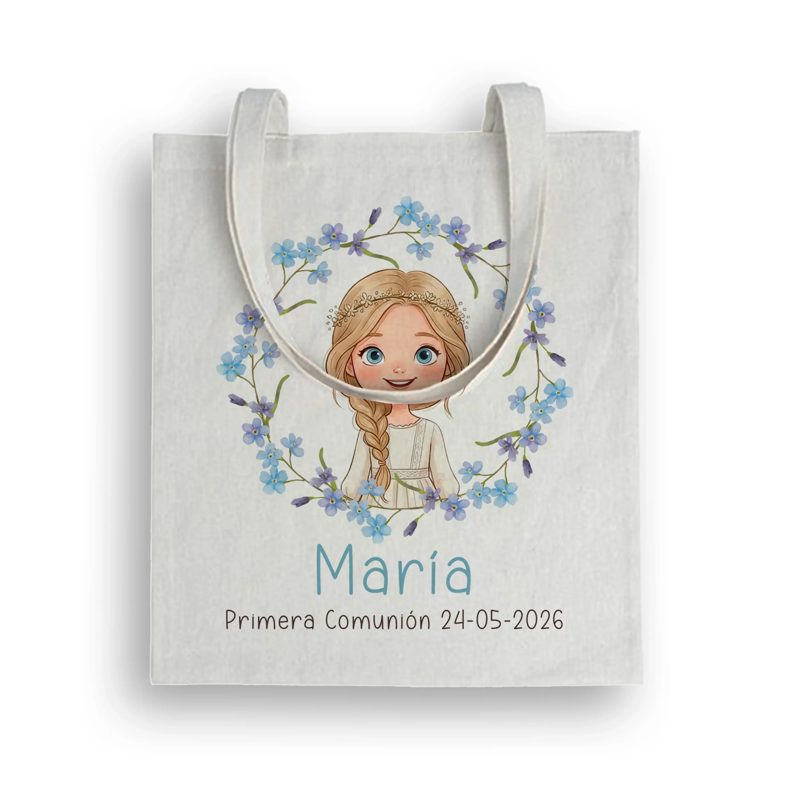 Bolsa tote bag personalizada Niña Comunión - Imagen 2